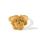 18k Gold Stainless Steel Camellia Open Ring