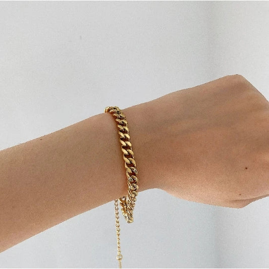 18K Gold Stainless Steel Bracelet