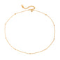 18k Gold Stainless Steel Minimalist Zircon Necklace