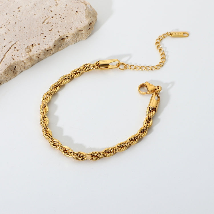 18K Gold Stainless Steel Chain 15+5cm