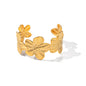 18K Gold Stainless Steel Flower Bracelet