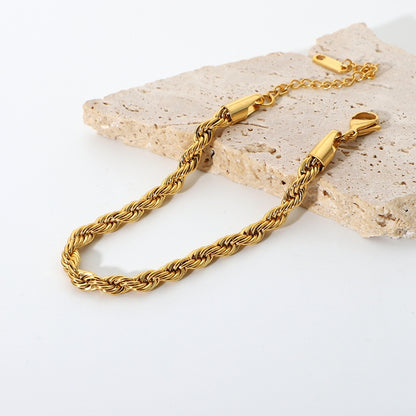 18K Gold Stainless Steel Chain 15+5cm