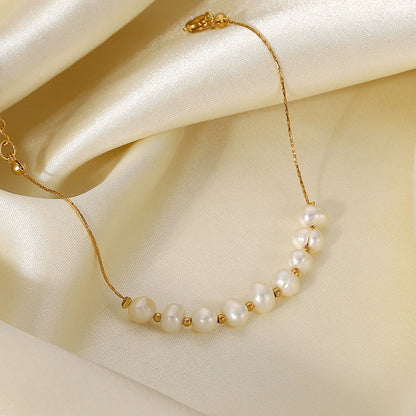 Natural Freshwater Pearl Delicate Bracelet