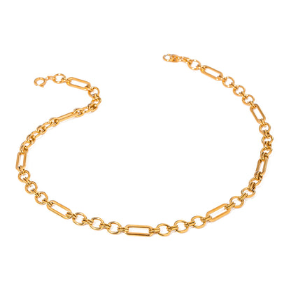 18k Gold Stainless Steel Handmade Chain Necklace