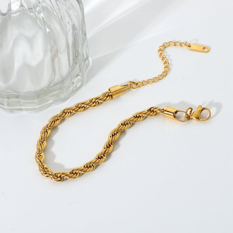 18K Gold Stainless Steel Chain 15+5cm