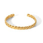 18K Gold Thick Cuban Link Bracelet